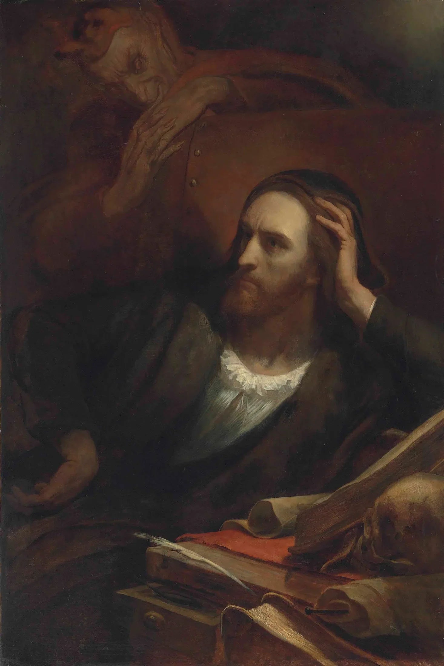 Faust et Méphistophélès - Ary Scheffer image 1 reproduction réalisée par Alpha Reproduction