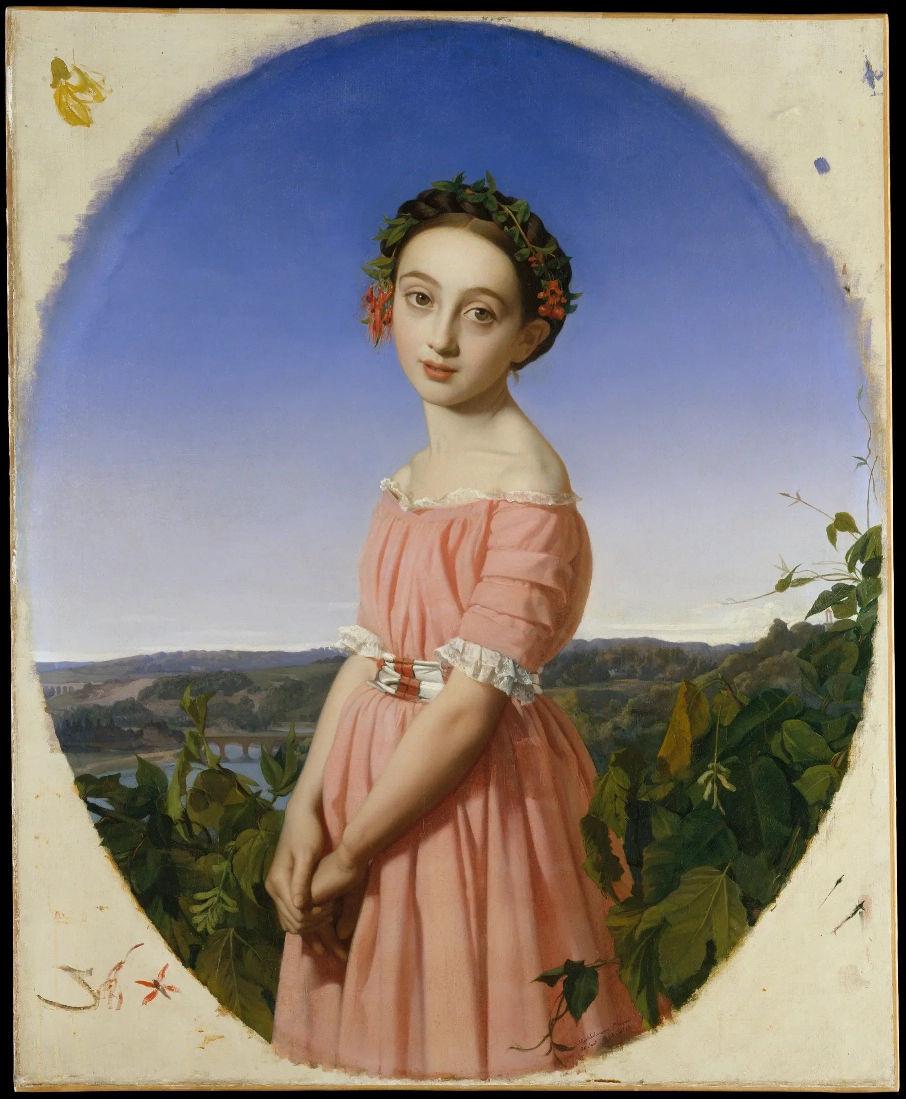 Faustine Léo (1832–1865) - Henri Lehmann image 1 copie peinte à la main à l’huile