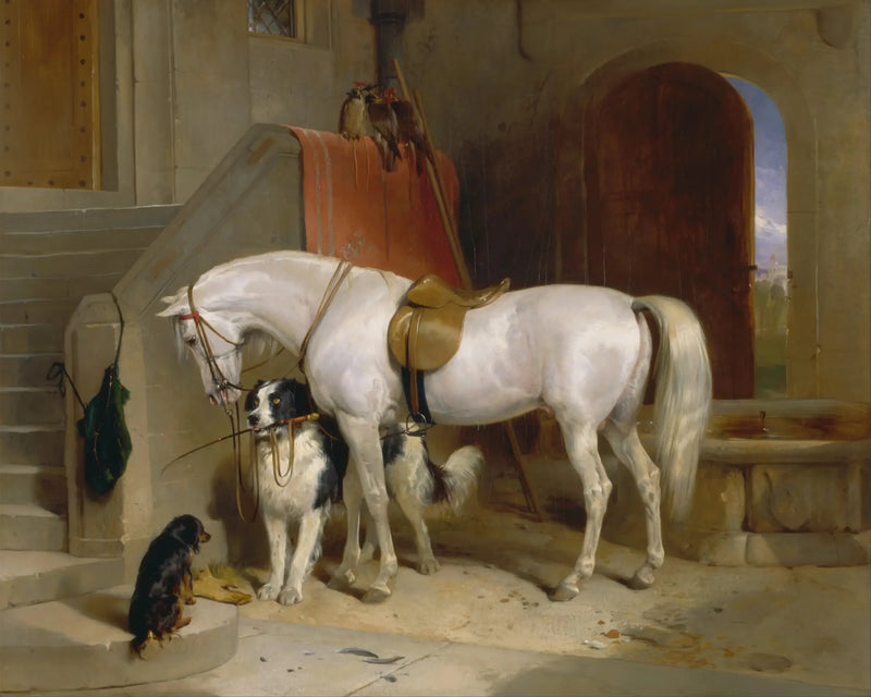 Favoris, propriété de S.A.R. le prince George de Cambridge - Edwin Henry Landseer
