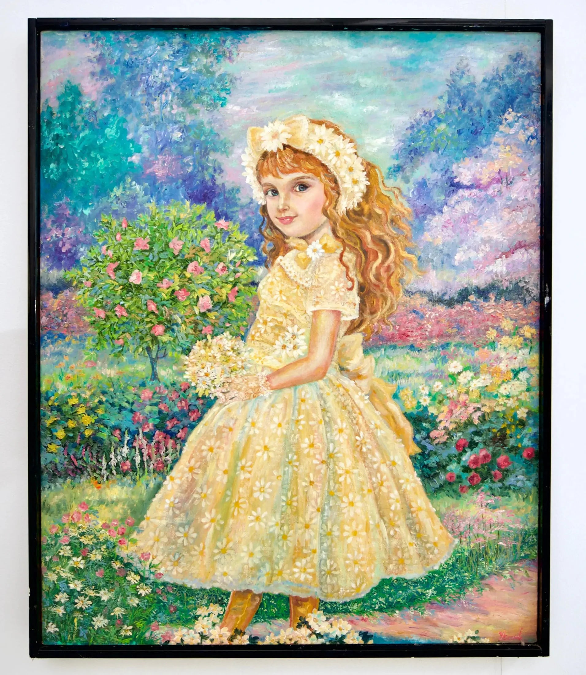 Fée des Fleurs de Marguerite | 50 x 65 cm image 1 reproduction artisanale de tableau