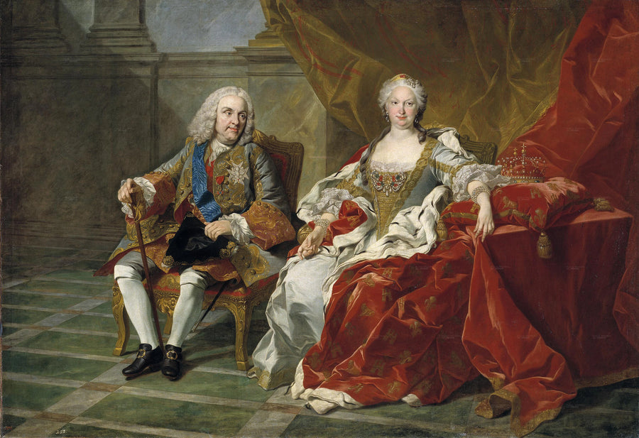 Felipe V et Isabel Farnesio - Louis-Michel van Loo