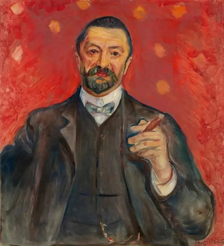 Félix Auerbach - Edvard Munch image 1 reproduction de peinture à l’huile