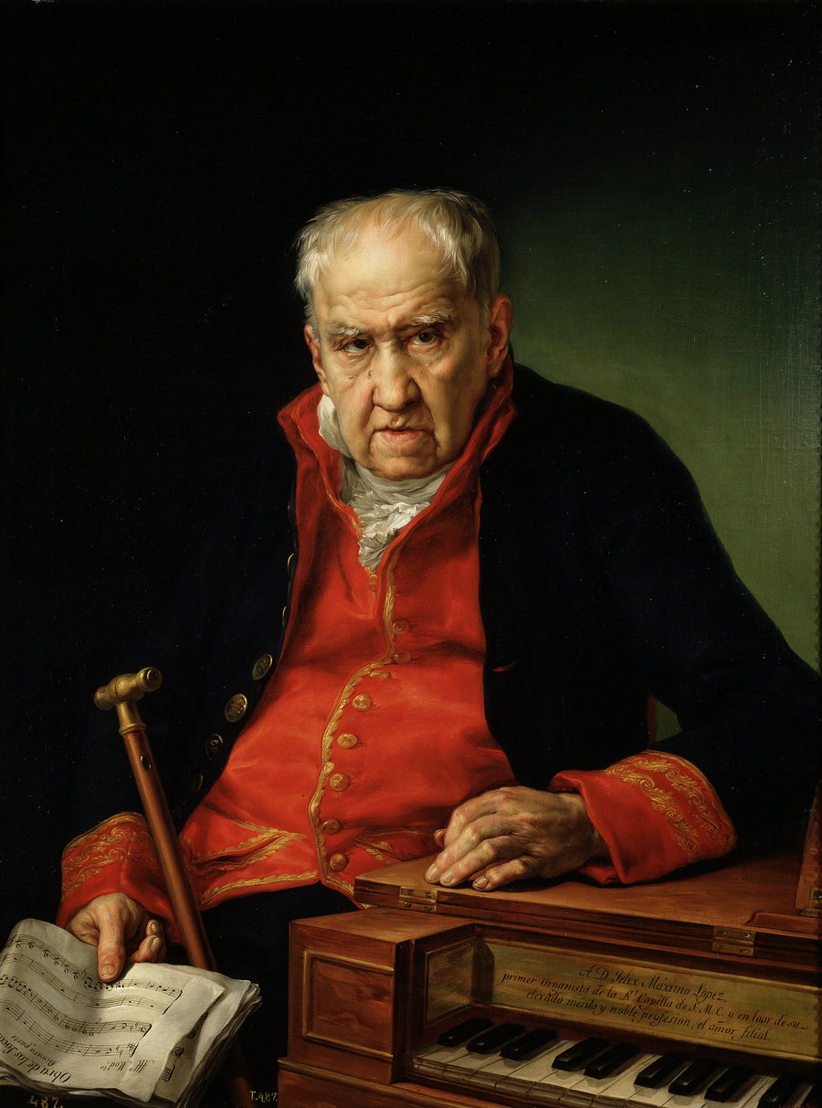 Félix Máximo López, premier organiste de la Chapelle Royale - Vicente López Portaña