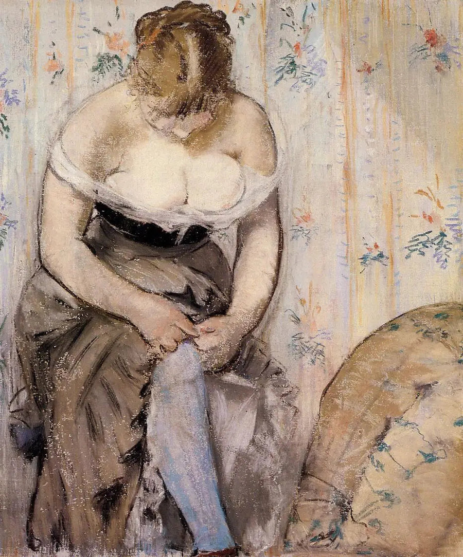 Femme à la Jarretière - Édouard Manet
