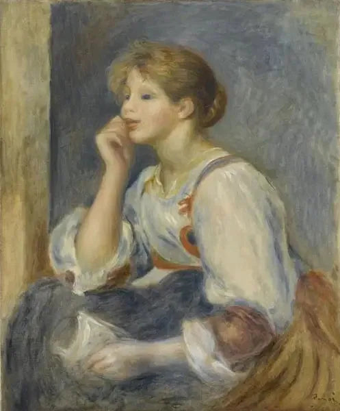 Femme à la lettre - Pierre-Auguste Renoir