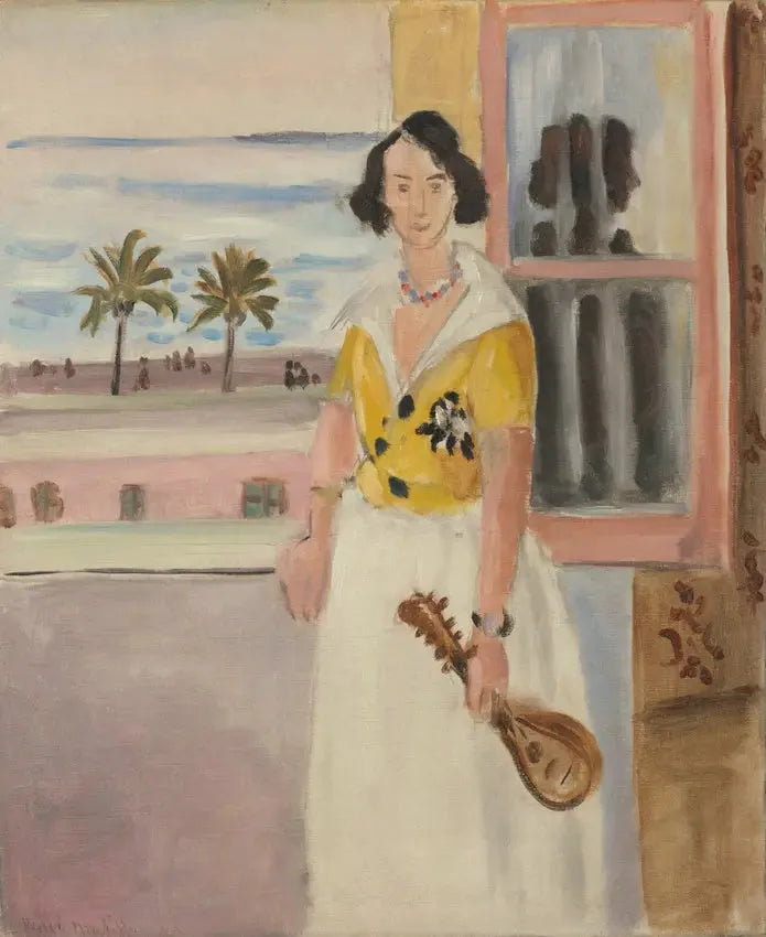 Femme à la mandoline - Henri Matisse image 1 tableau peint à l’huile sur toile