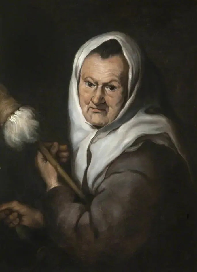 Femme à la quenouille - Bartolomé Esteban Murillo image 1 reproduction d’œuvre d’art à l’huile