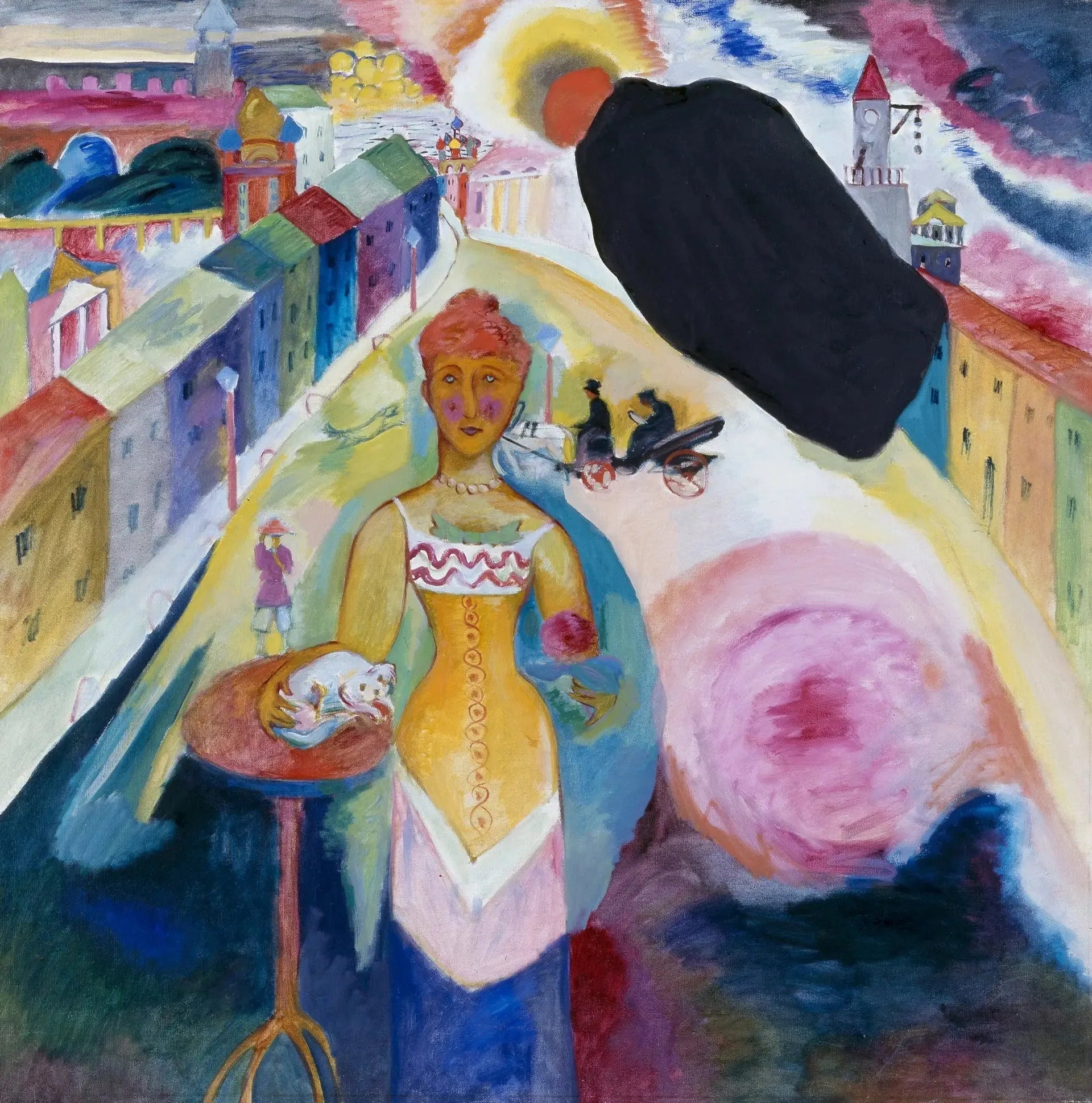 Femme à Moscou - Vassily Kandinsky image 1 reproduction réalisée par Alpha Reproduction