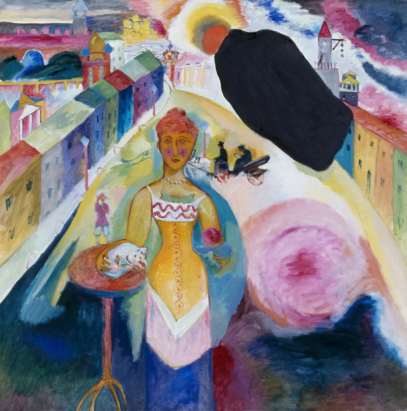 Femme à Moscou - Vassily Kandinsky