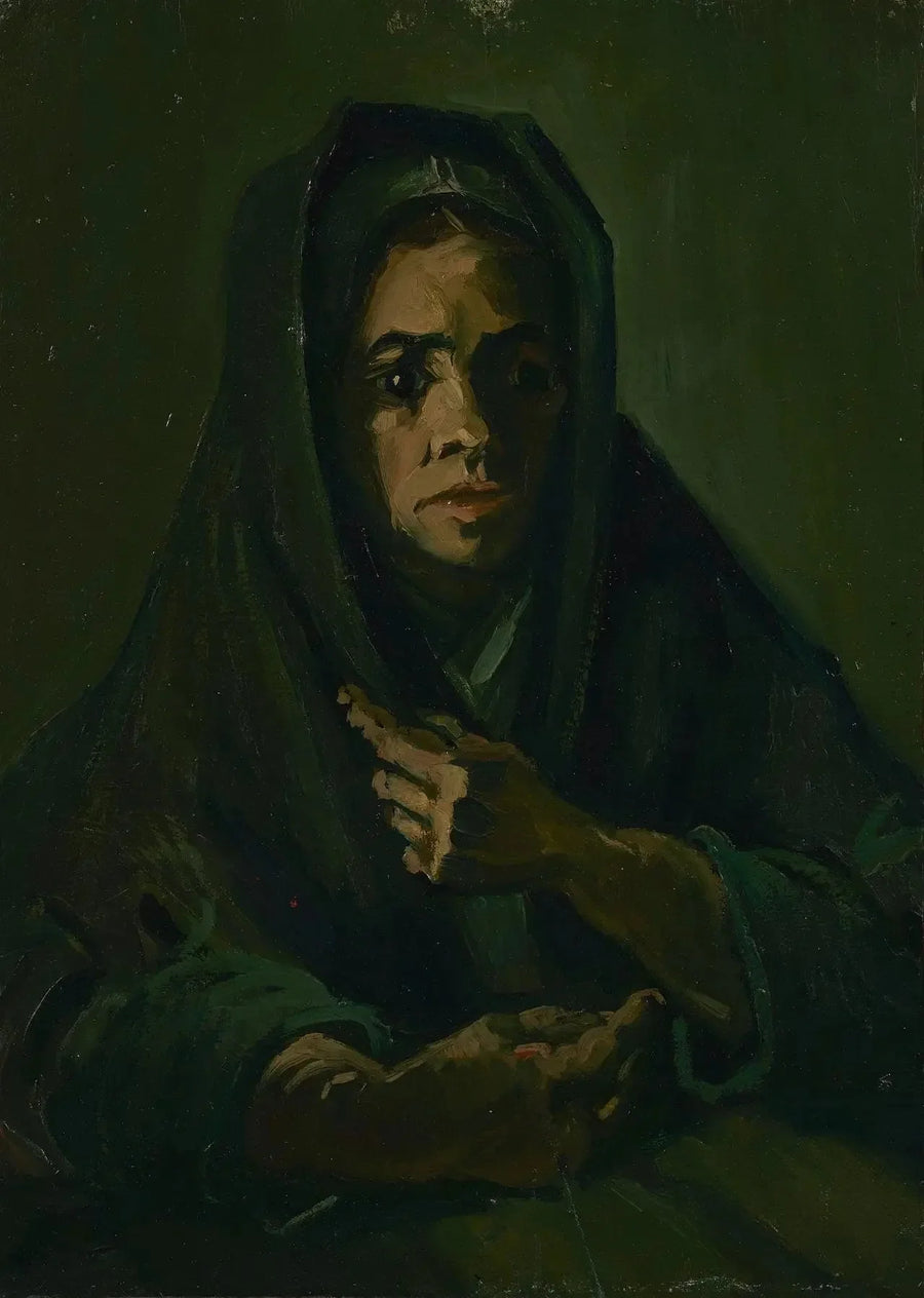 Femme au châle de deuil - Vincent van Gogh