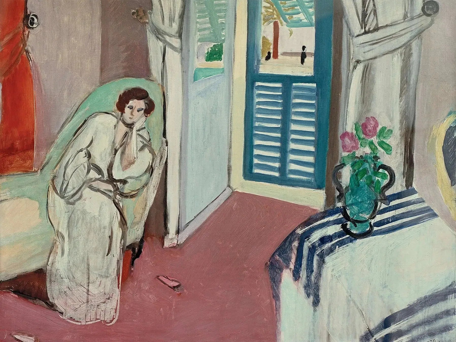 Femme au divan - Henri Matisse image 1 tableau peint à l’huile sur toile