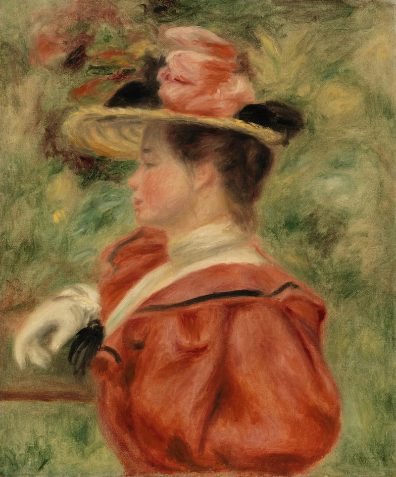 Femme au gant - Pierre-Auguste Renoir