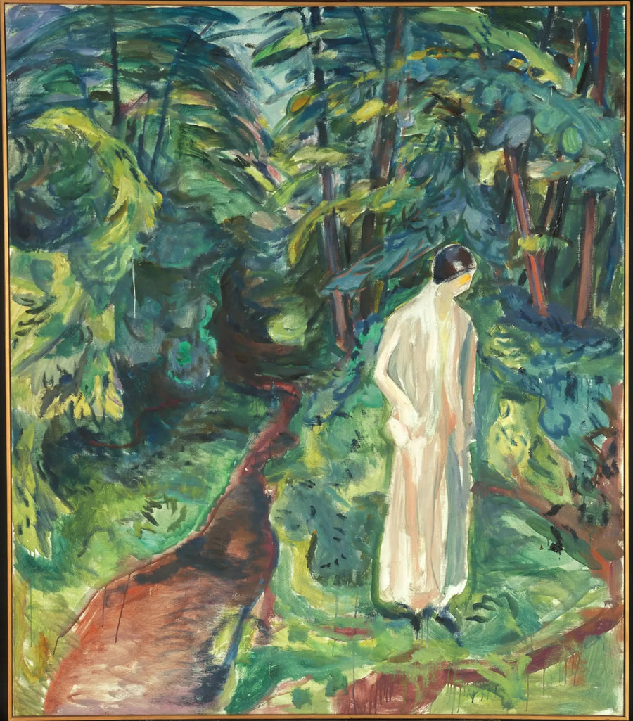 Femme au jardin - Edvard Munch