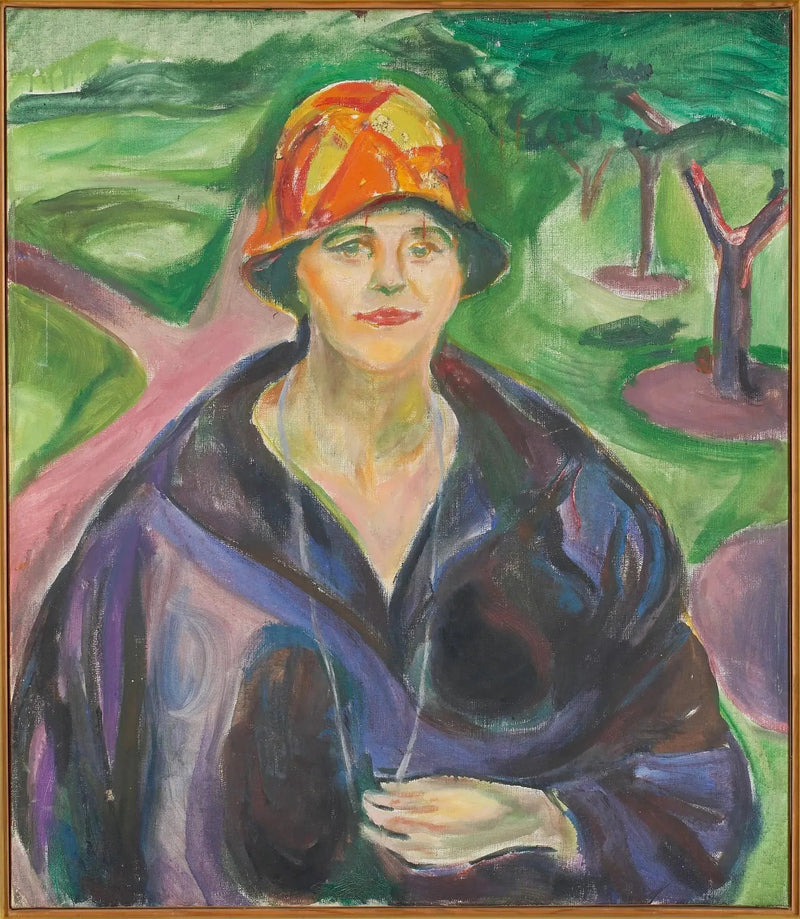 Femme au manteau bleu - Edvard Munch