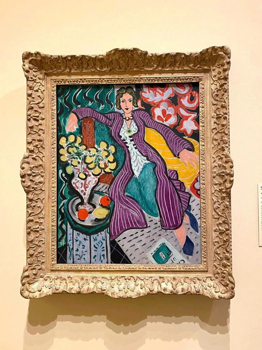 Femme au manteau violet - Henri Matisse