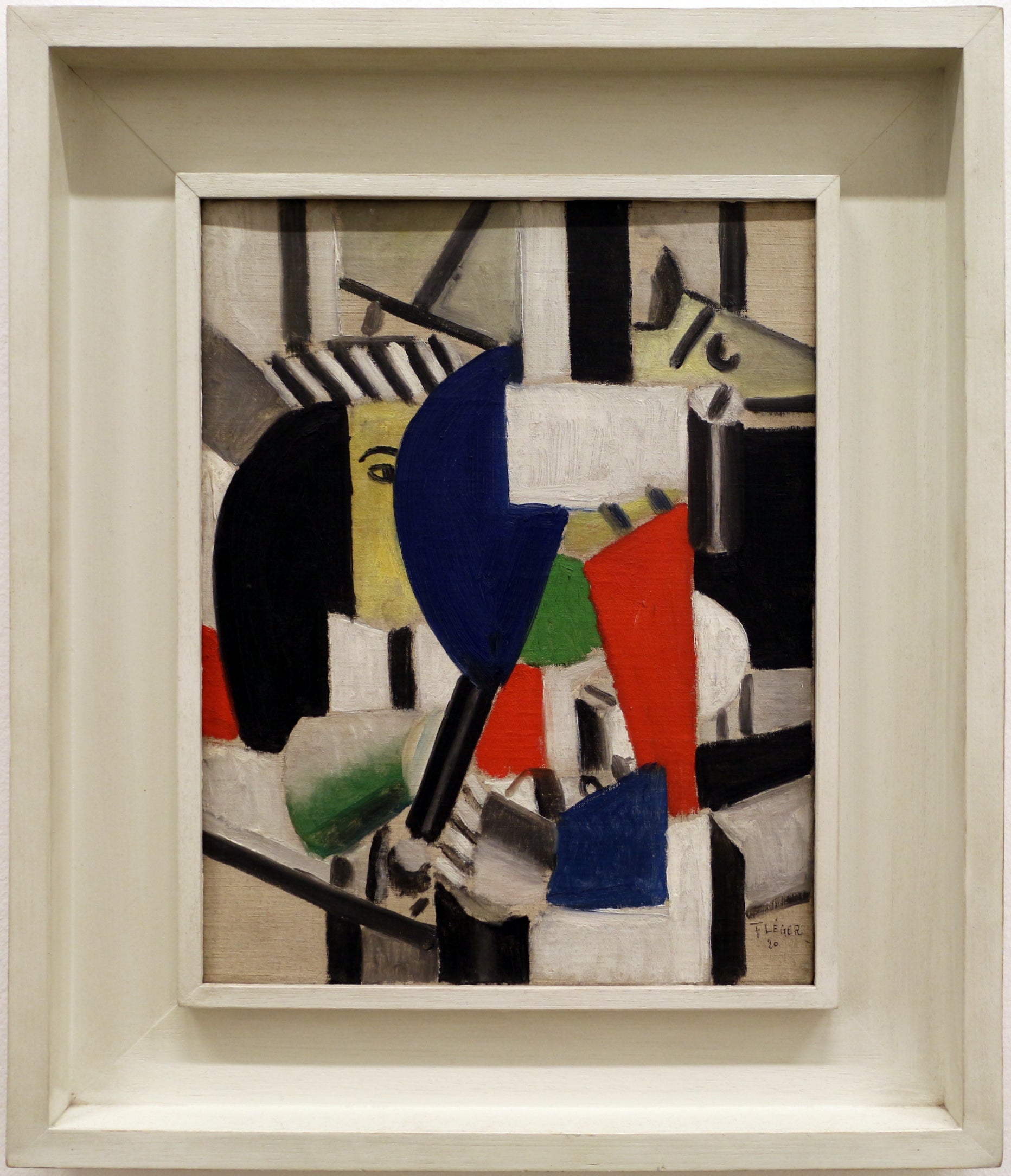 Femme au miroir - Fernand Léger image 1 copie peinte à la main à l’huile