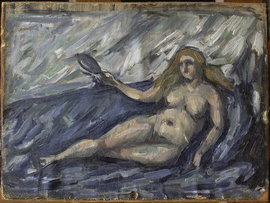 Femme au miroir - Paul Cézanne
