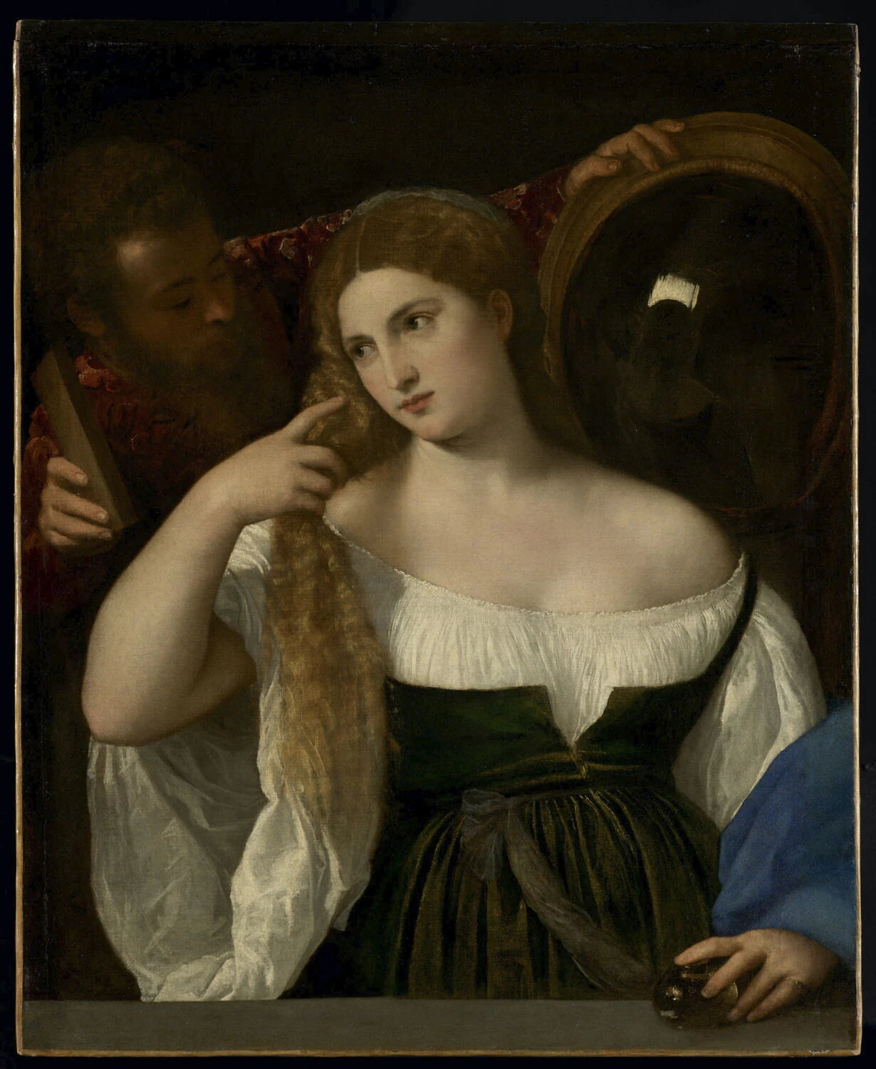 La Femme au miroir - Tiziano ou Titien