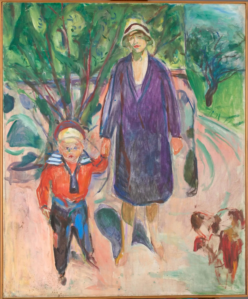 Femme au petit garçon - Edvard Munch