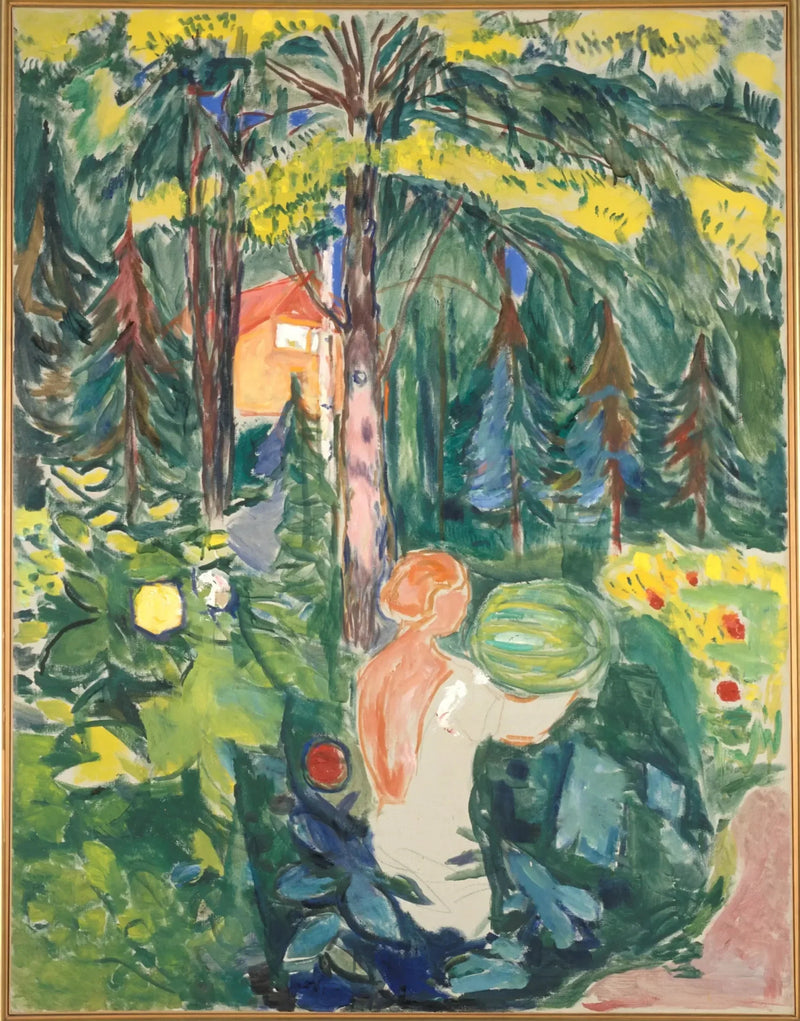 Femme au potiron - Edvard Munch