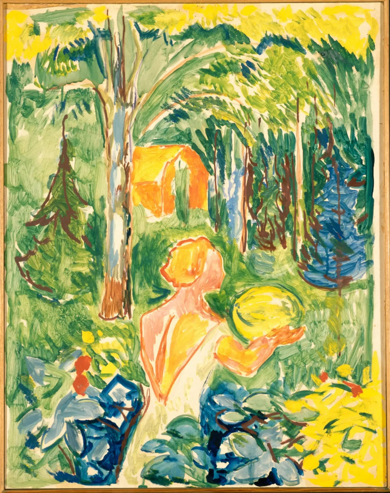 Femme au potiron - Edvard Munch
