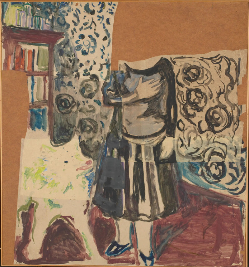 Femme au samoyède - Edvard Munch