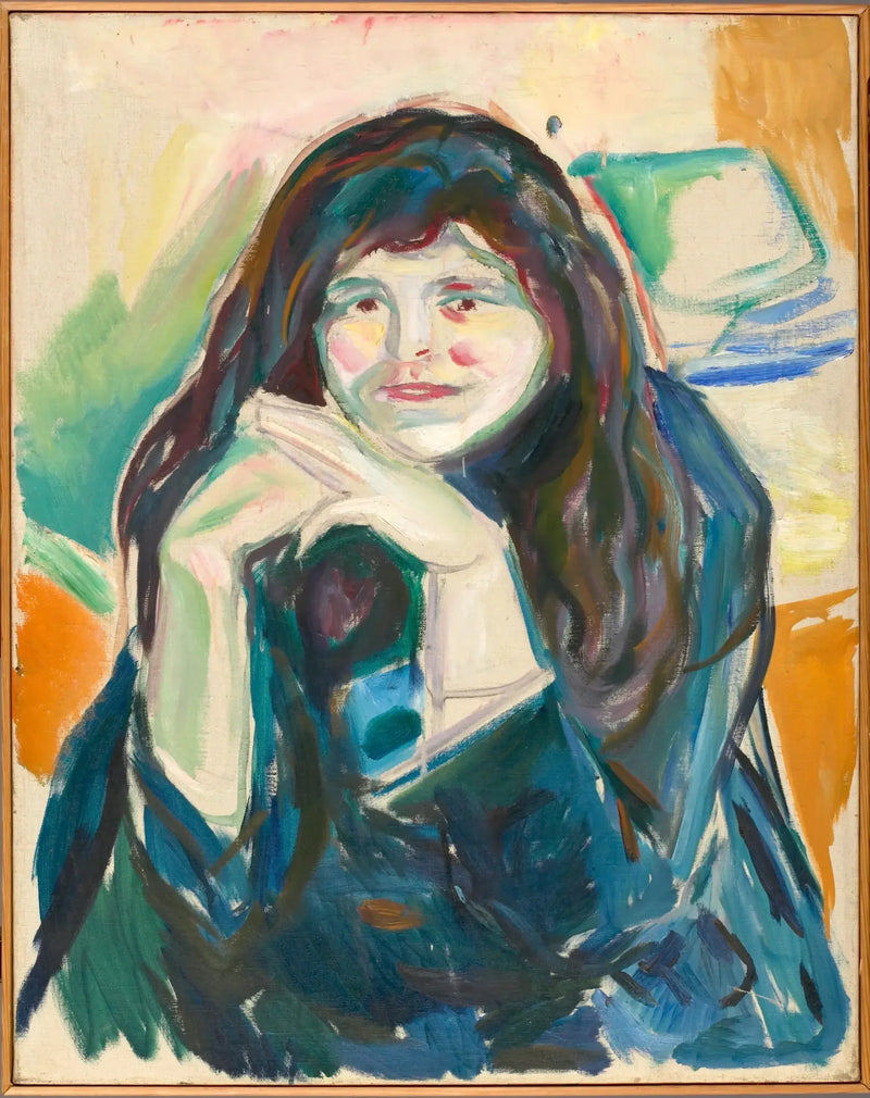 Femme aux cheveux détachés - Edvard Munch