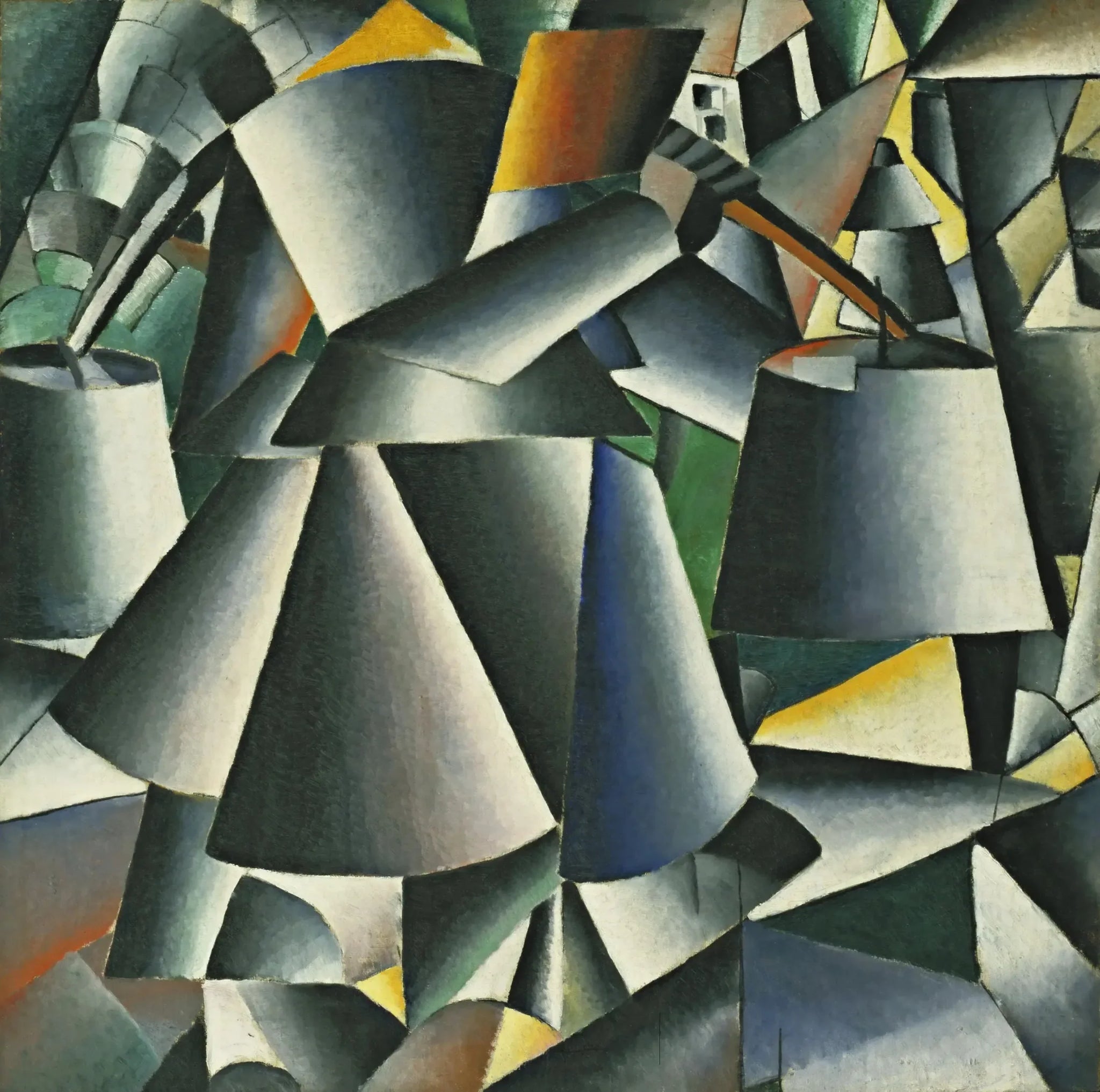 Femme avec des eaux - Kazimir Malevich image 1 copie peinte à la main à l’huile