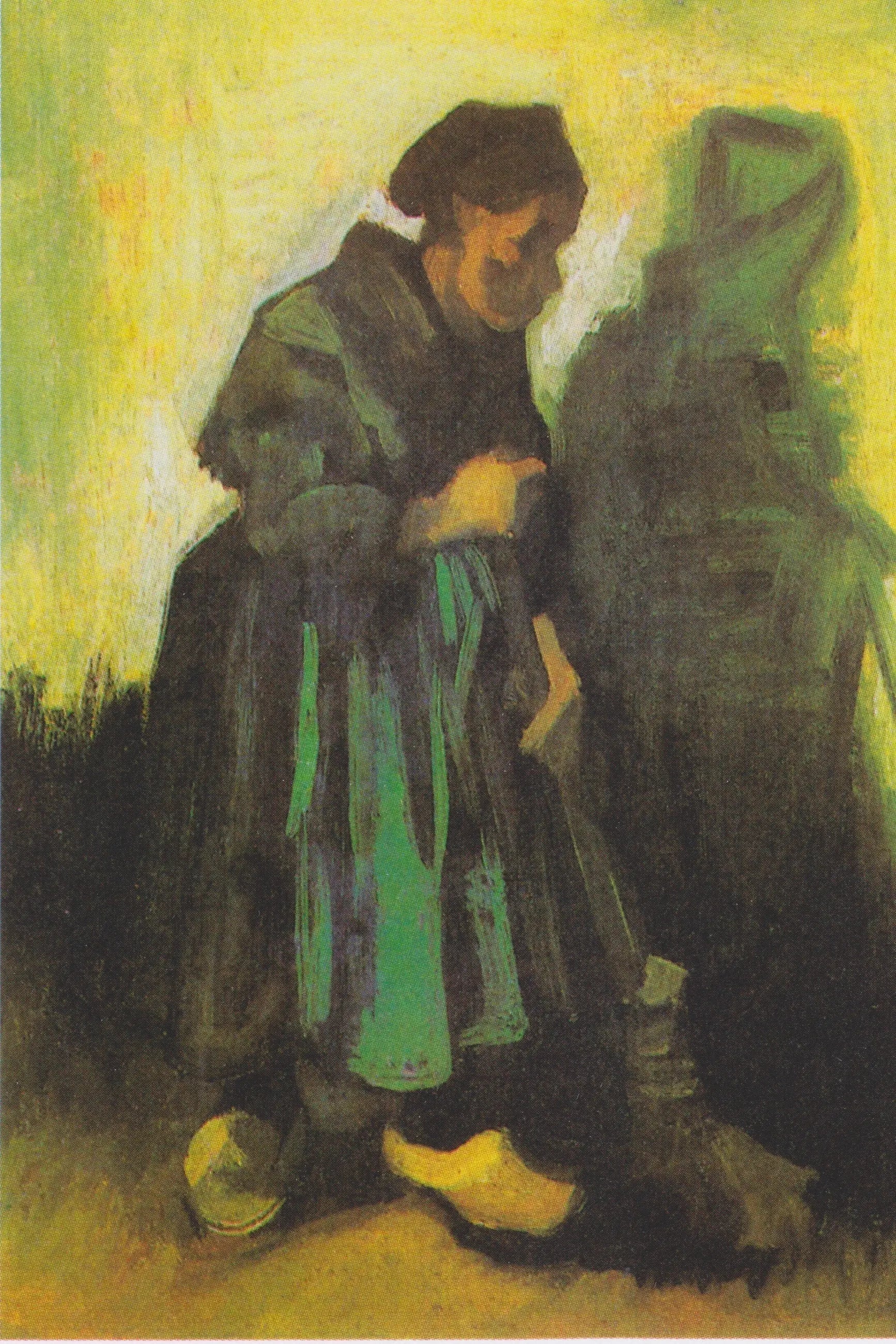 Femme avec un balai - Vincent van Gogh image 1 tableau peint à l’huile sur toile