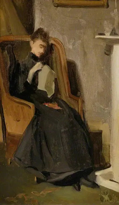 Femme cousant - James Abbott McNeill Whistler