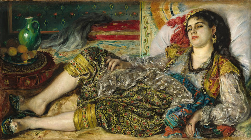Femme d'Alger - Pierre-Auguste Renoir