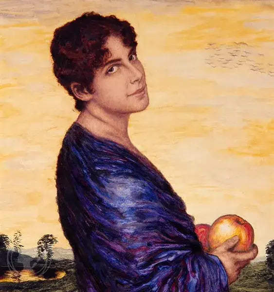 Femme dans un Paysage - Franz Von Stuck image 1 reproduction de peinture à l’huile