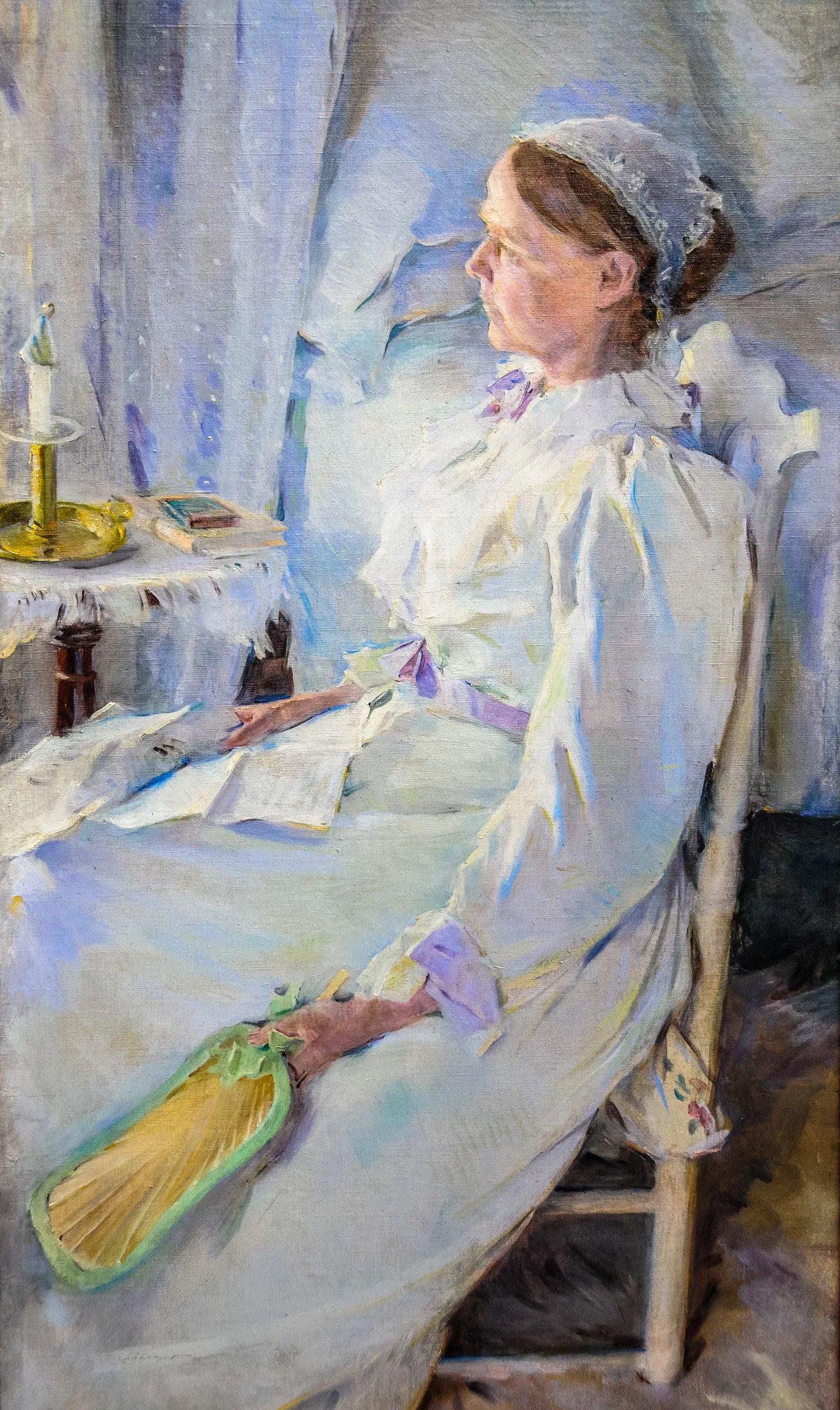 Femme de Nouvelle-Angleterre - Cecilia Beaux image 1 copie de tableau peinte à la main
