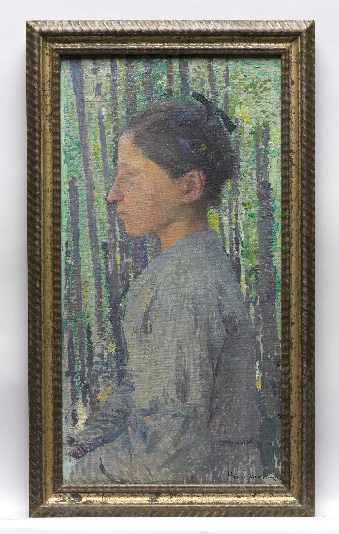 Femme de profil - Henri-Jean Guillaume Martin image 1 copie peinte à la main à l’huile