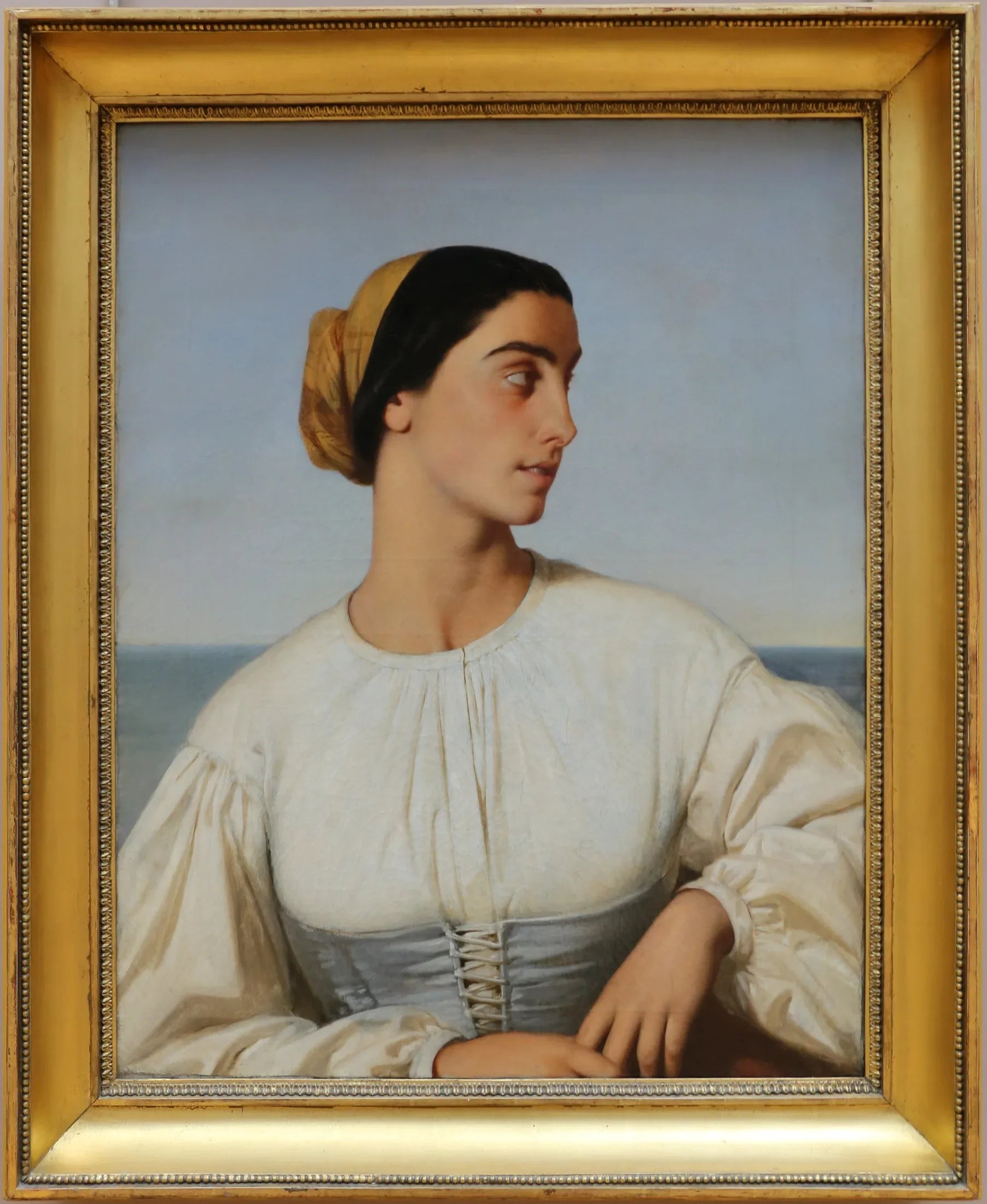Femme de Saint Jean de Luz - Amaury-Duval image 1 reproduction d’œuvre d’art à l’huile