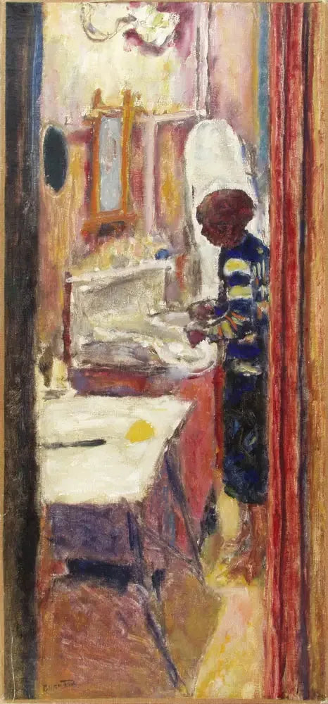 Femme debout dans un intérieur - Pierre Bonnard