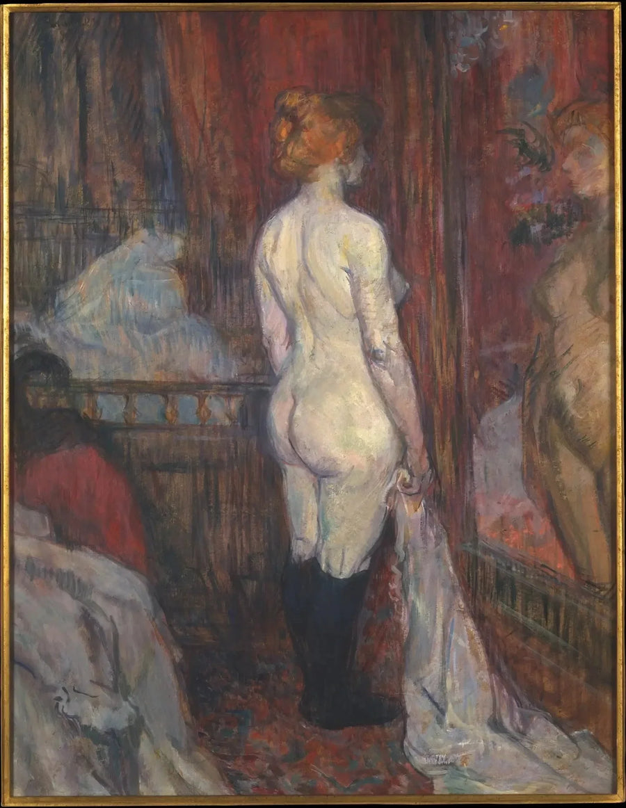 Femme devant un miroir - Henri de Toulouse-Lautrec