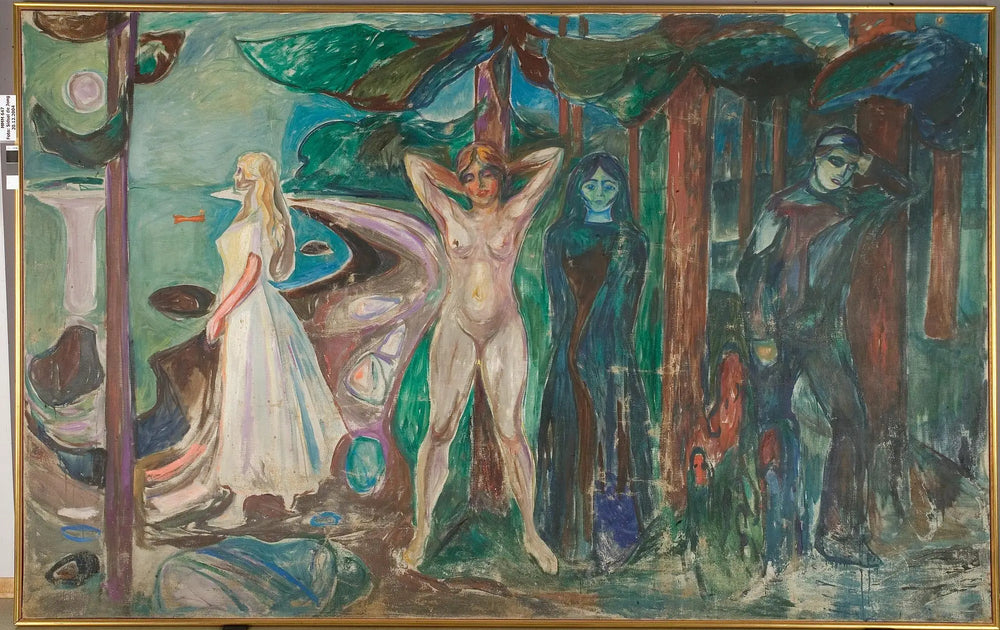 Femme - Edvard Munch image 1 reproduction artisanale de tableau