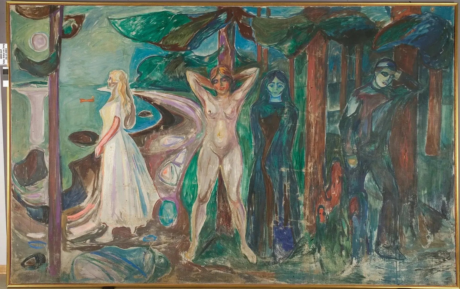 Femme - Edvard Munch image 1 reproduction artisanale de tableau