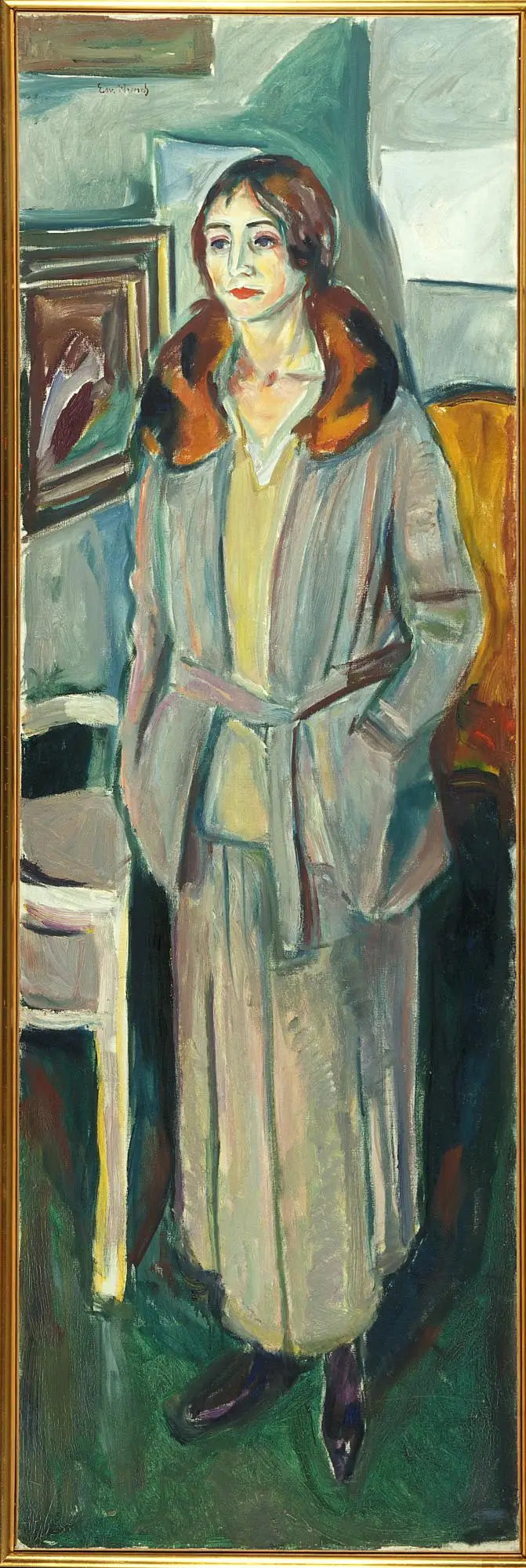 Femme en gris - Edvard Munch