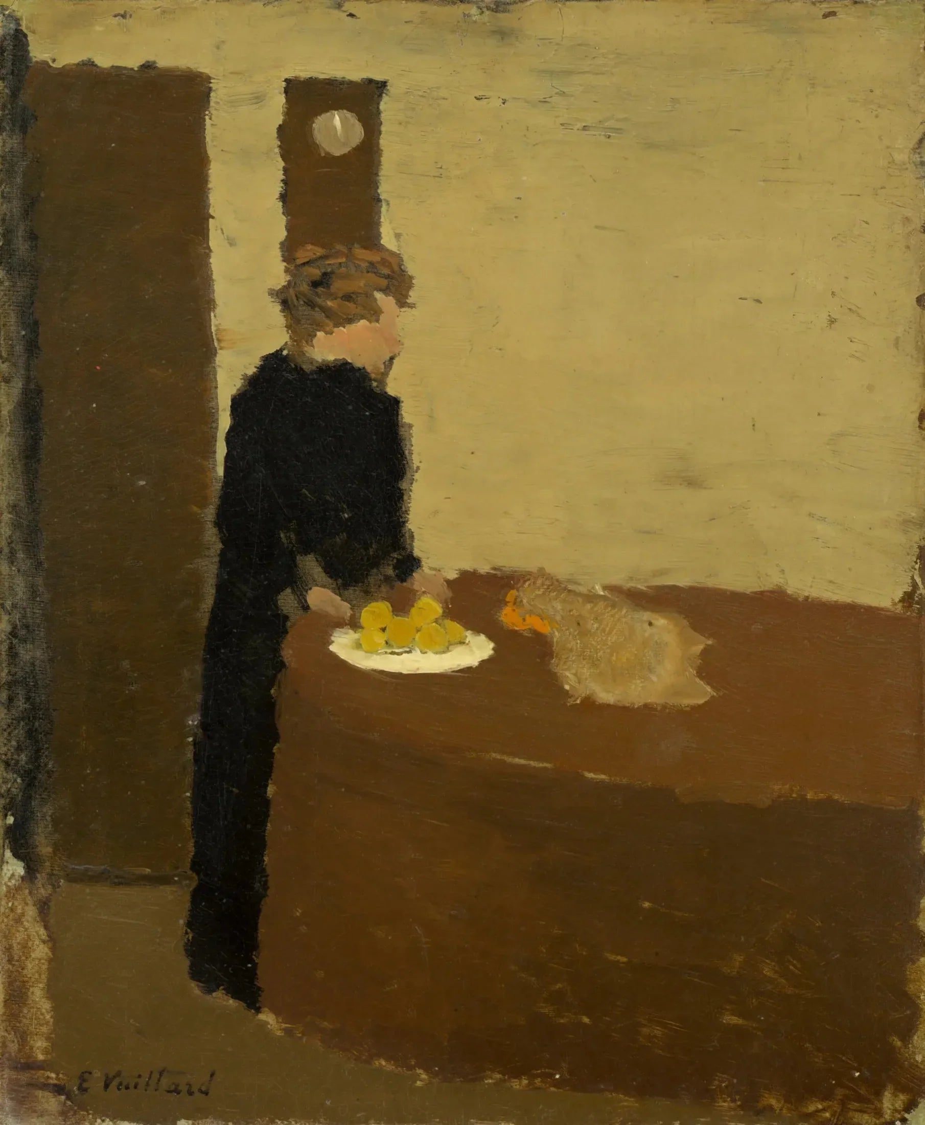 Femme en noir - Édouard Vuillard image 1 tableau peint à l’huile sur toile