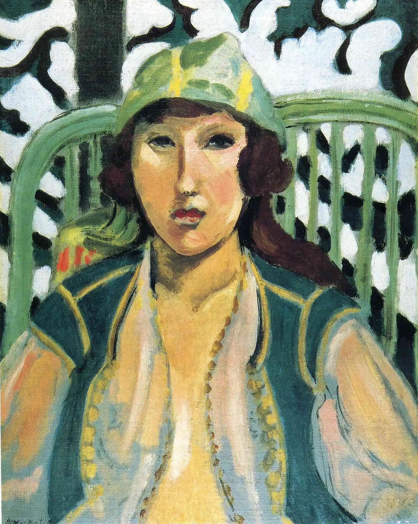 Femme en robe orientale - Henri Matisse image 1 reproduction réalisée par Alpha Reproduction
