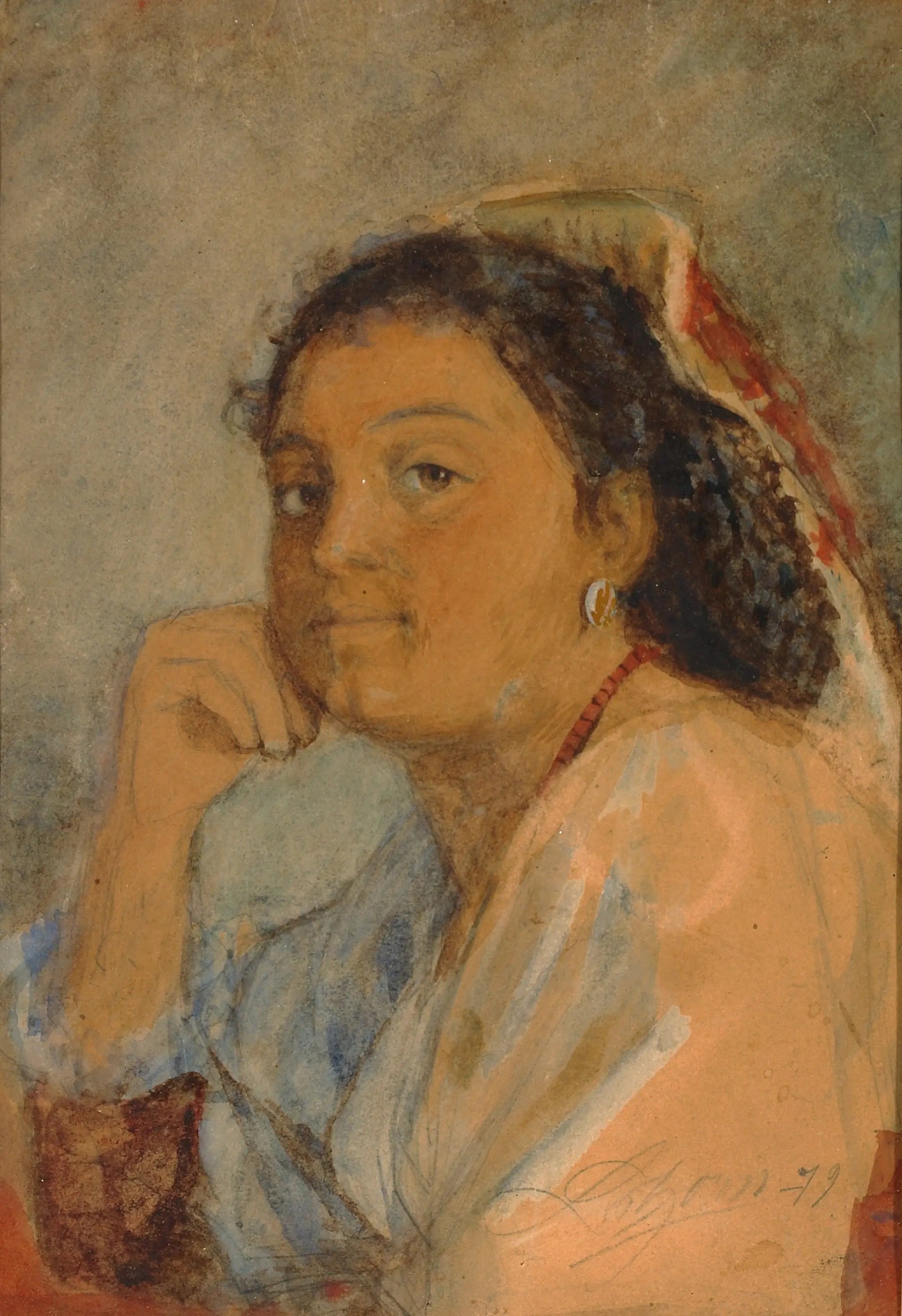 Femme espagnole - Anders Zorn image 1 copie de tableau peinte à la main