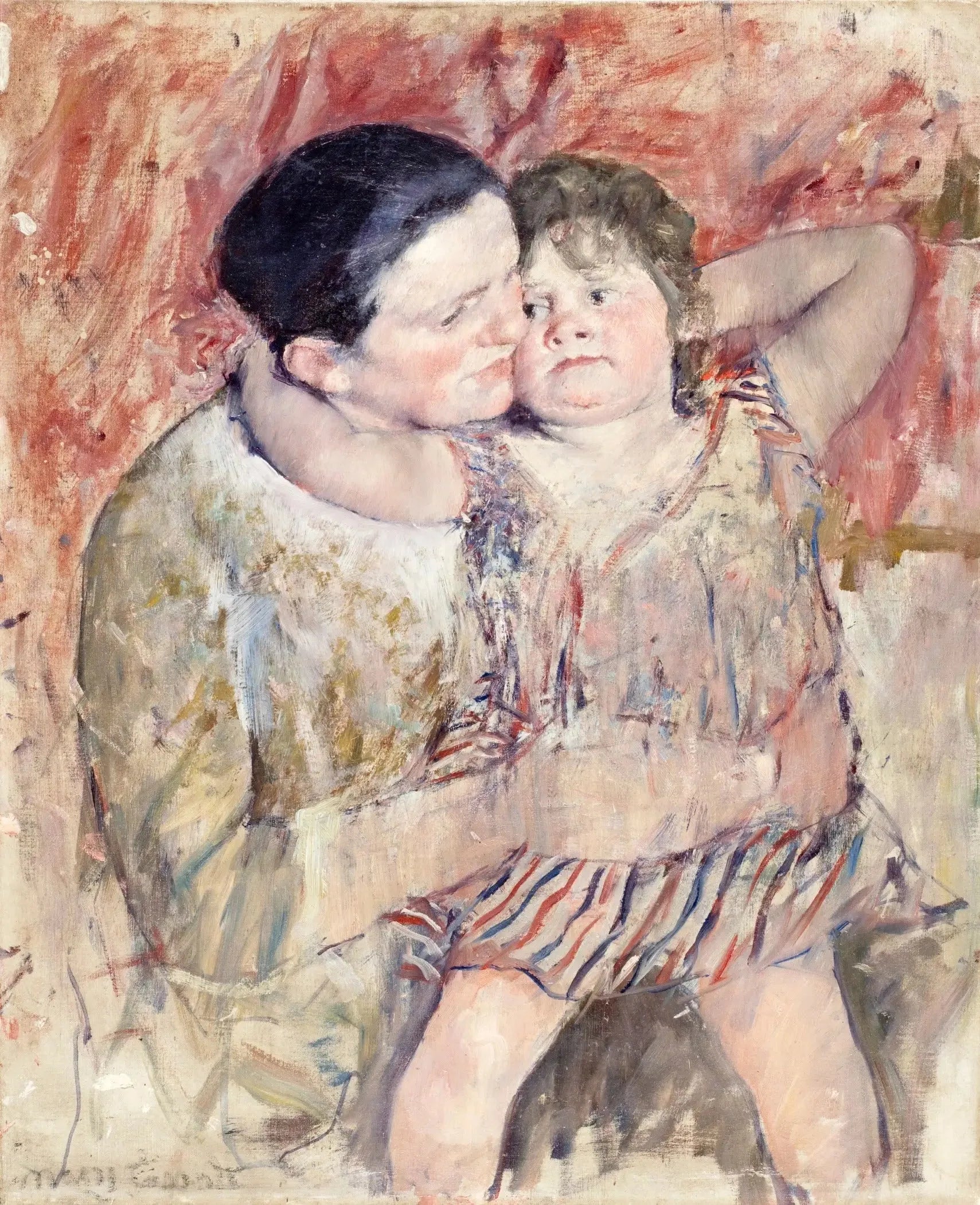 Femme et enfant - Mary Cassatt image 1 reproduction réalisée par Alpha Reproduction