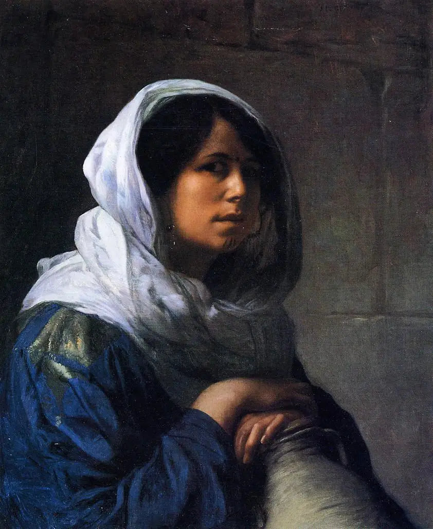 Femme Fellah - Jean-Léon Gérôme image 1 reproduction d’œuvre d’art à l’huile