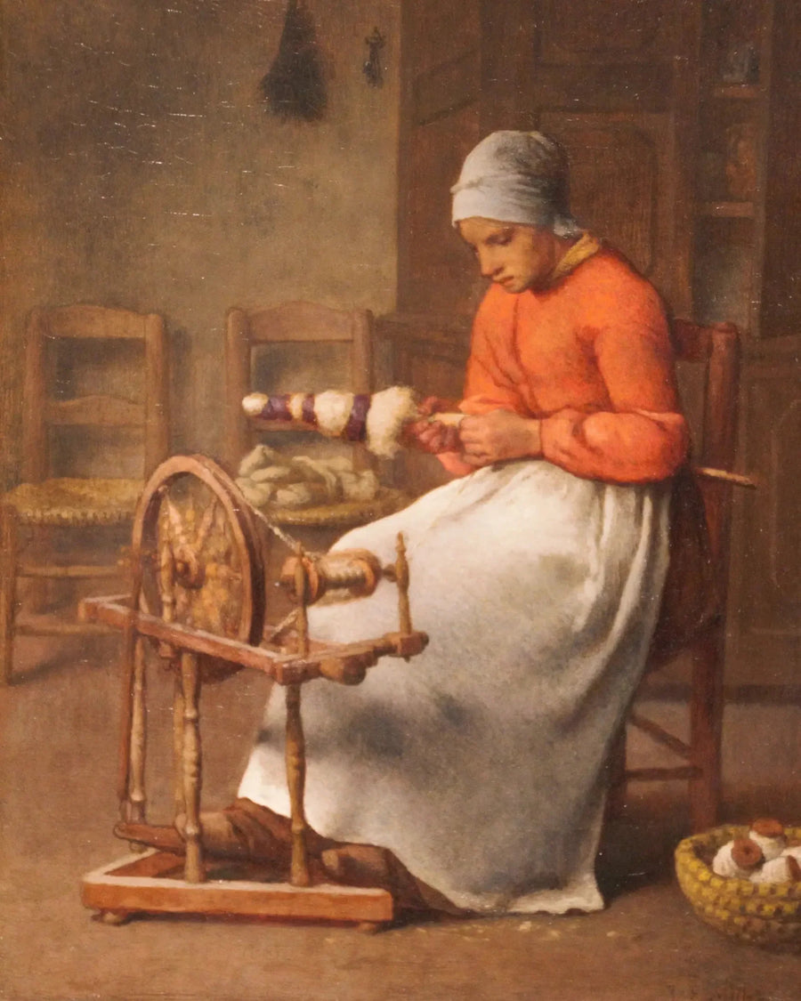 Femme filante - Jean-François Millet