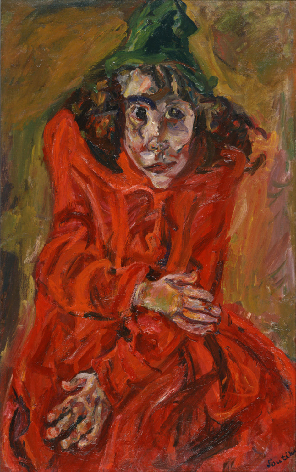 Femme folle - Chaïm Soutine image 1 reproduction artisanale de tableau