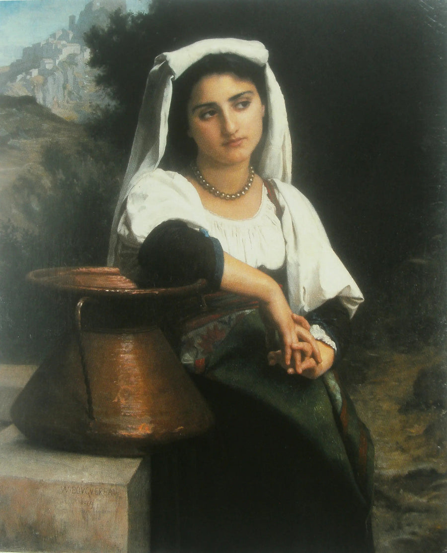 Femme italienne à la fontaine - Bouguereau