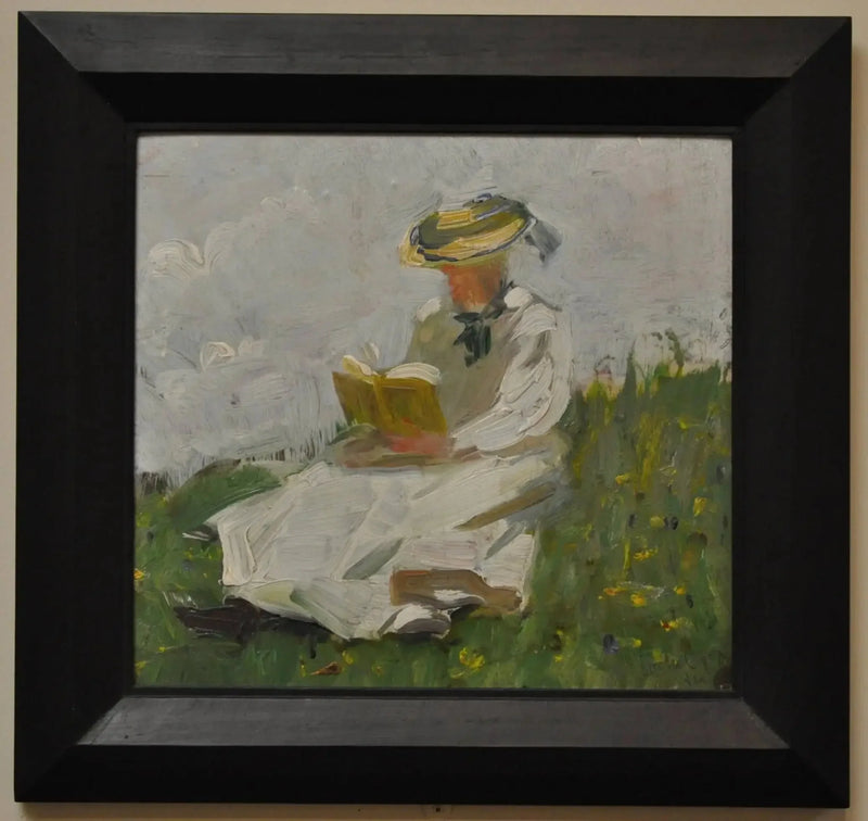 Femme lisant dans le vert - Franz Marc