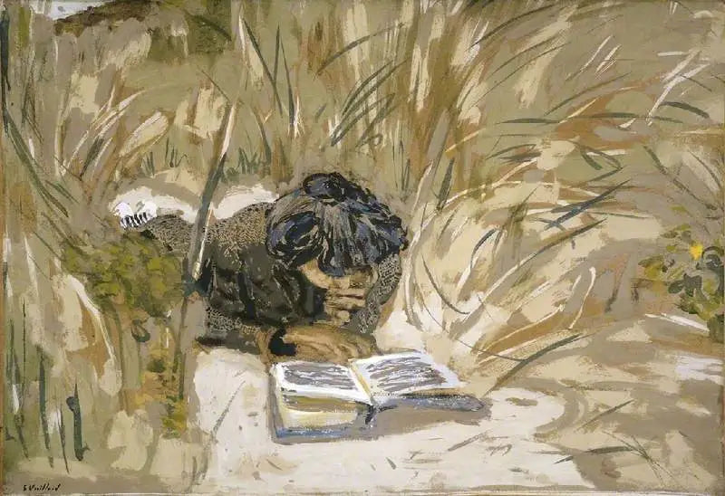 Femme lisant - Édouard Vuillard
